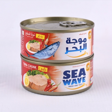 تونا قطع بالزيت النباتي